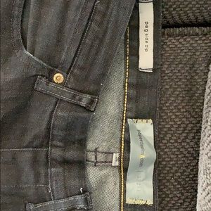 Paper and denim cloth jeans